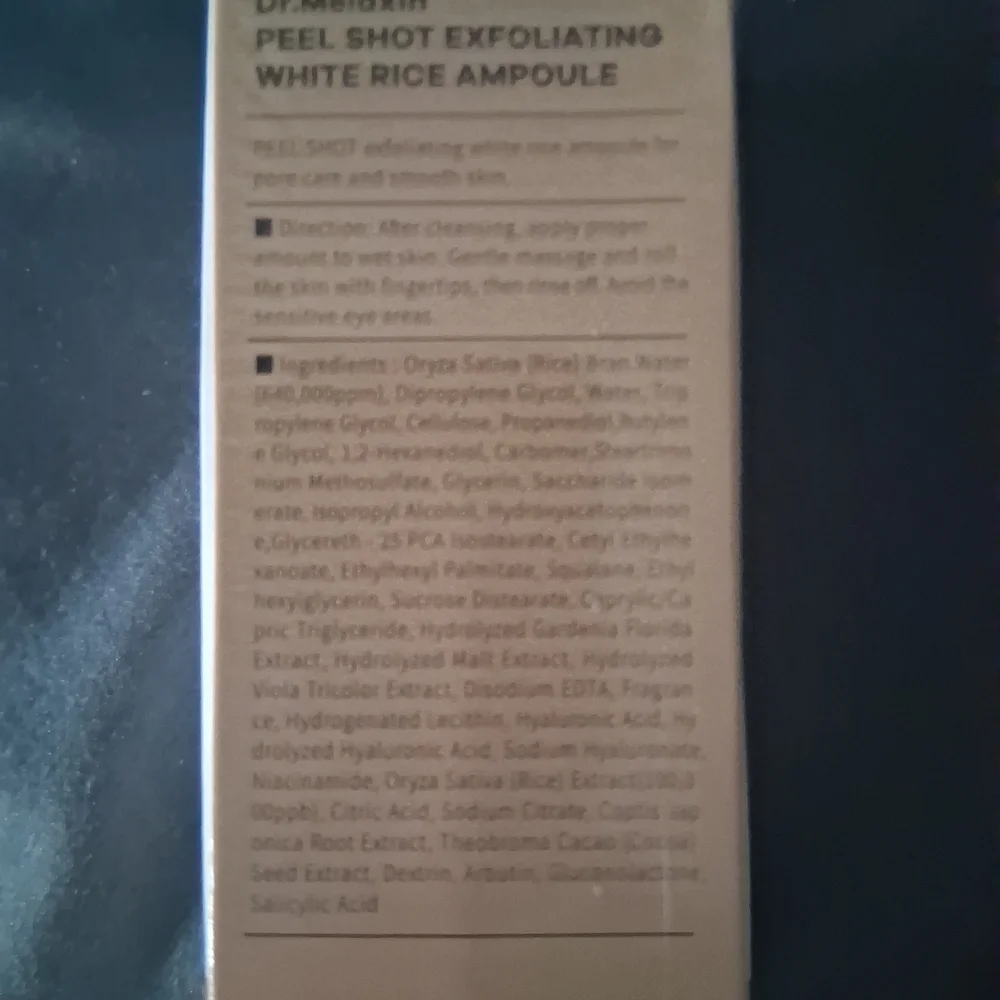Dr. Melaxin Peel Shot Exfoliant - Beige Packaging - Picture 3 of 4